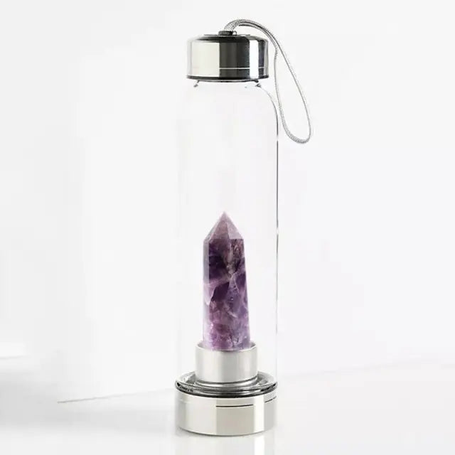 Natural Crystal Stone Water Bottle